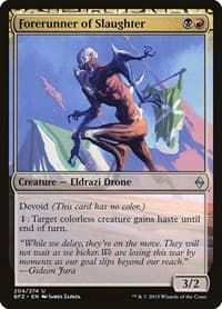 Forerunner of Slaughter - Battle for Zendikar - Magic: The Gathering card