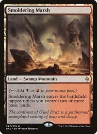 Smoldering Marsh - Battle for Zendikar - Magic: The Gathering card