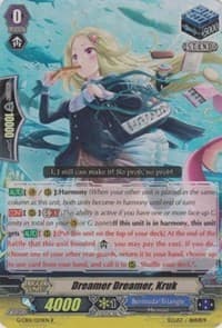 Dreamer Dreamer, Kruk (RR Foil) - G-CB01: Academy of Divas - Cardfight Vanguard card