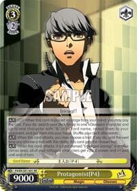 Protagonist(P4) - Persona 4 ver.E - Weiss Schwarz card