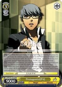 Protagonist(P4) (RRR) - Persona 4 ver.E - Weiss Schwarz card