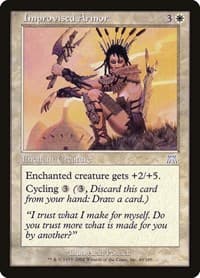 Improvised Armor - Onslaught - Magic: The Gathering card