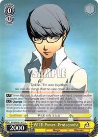 WILD Power, Protagonist - Persona 4 ver.E - Weiss Schwarz card