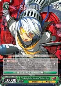 "The Raging Bull of Destruction" Shadow Labrys - Persona 4 ver.E - Weiss Schwarz card