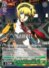 "The Heartless Armed Angel" Aigis - Persona 4 ver.E - Weiss Schwarz card