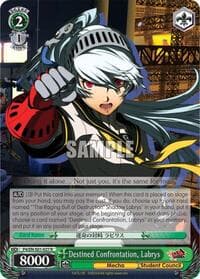 Destined Confrontation, Labrys - Persona 4 ver.E - Weiss Schwarz card