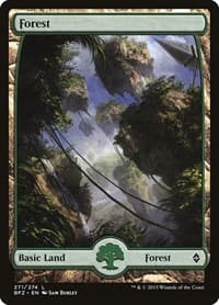Forest (271) - Full Art - Battle for Zendikar - Magic: The Gathering card