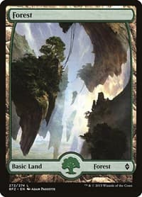 Forest (272) - Full Art - Battle for Zendikar - Magic: The Gathering card