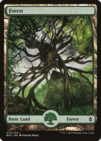 Forest (273) - Full Art - Battle for Zendikar - Magic: The Gathering card