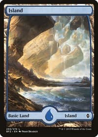 Island (255) - Full Art - Battle for Zendikar - Magic: The Gathering card