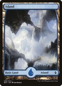 Island (256) - Full Art - Battle for Zendikar - Magic: The Gathering card