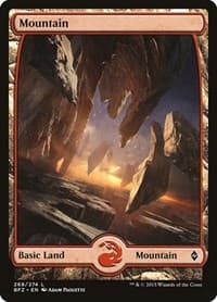 Mountain (268) - Full Art - Battle for Zendikar - Magic: The Gathering card