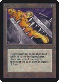 Black Vise - Alpha Edition - Magic: The Gathering card