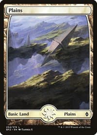 Plains (254) - Full Art - Battle for Zendikar - Magic: The Gathering card