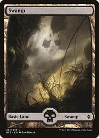 Swamp (261) - Full Art - Battle for Zendikar - Magic: The Gathering card