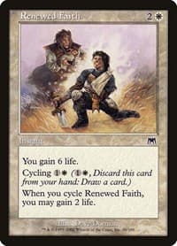 Renewed Faith - Onslaught - Magic: The Gathering card