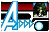 She-Hulk ID Card - Nick Fury, Agent of S.H.I.E.L.D. - Heroclix card