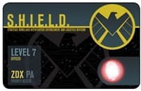 S.H.I.E.L.D. Level 7 ID Card - Nick Fury, Agent of S.H.I.E.L.D. - Heroclix card
