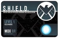 S.H.I.E.L.D. Level 1 ID Card - Nick Fury, Agent of S.H.I.E.L.D. - Heroclix card