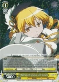 Mami's Confrontation with Homura - Puella Magi Madoka Magica the Movie -Rebellion- - Weiss Schwarz card