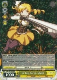 In Top Form, Mami - Puella Magi Madoka Magica the Movie -Rebellion- - Weiss Schwarz card