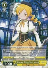Desired Direction, Mami - Puella Magi Madoka Magica the Movie -Rebellion- - Weiss Schwarz card