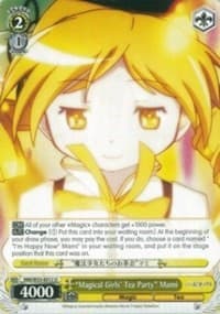 "Magical Girls' Tea Party" Mami - Puella Magi Madoka Magica the Movie -Rebellion- - Weiss Schwarz card