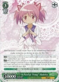 "A Painful Thing" Madoka - Puella Magi Madoka Magica the Movie -Rebellion- - Weiss Schwarz card