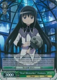 "Real Memories" Homura (SR) - Puella Magi Madoka Magica the Movie -Rebellion- - Weiss Schwarz card