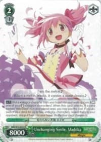 Unchanging Smile, Madoka - Puella Magi Madoka Magica the Movie -Rebellion- - Weiss Schwarz card