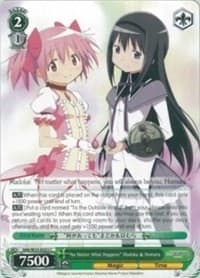 "No Matter What Happens" Madoka & Homura - Puella Magi Madoka Magica the Movie -Rebellion- - Weiss Schwarz card
