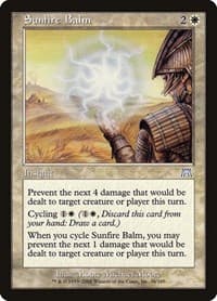 Sunfire Balm - Onslaught - Magic: The Gathering card