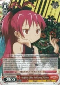 "Magical Girls' Tea Party" Kyoko - Puella Magi Madoka Magica the Movie -Rebellion- - Weiss Schwarz card