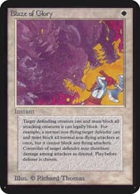 Blaze of Glory - Alpha Edition - Magic: The Gathering card