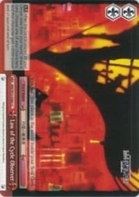 Law of the Cycle Observer - Puella Magi Madoka Magica the Movie -Rebellion- - Weiss Schwarz card