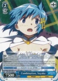 Combination, Sayaka - Puella Magi Madoka Magica the Movie -Rebellion- - Weiss Schwarz card