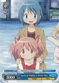 Sayaka & Madoka in Winter Days - Puella Magi Madoka Magica the Movie -Rebellion- - Weiss Schwarz card