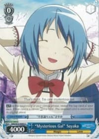 "Mysterious Gal" Sayaka - Puella Magi Madoka Magica the Movie -Rebellion- - Weiss Schwarz card