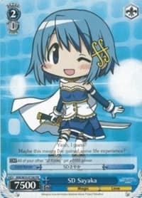 SD Sayaka - Puella Magi Madoka Magica the Movie -Rebellion- - Weiss Schwarz card