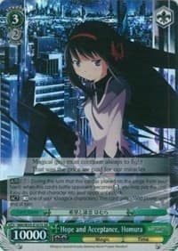 Hope and Acceptance, Homura (SR) - Puella Magi Madoka Magica the Movie -Rebellion- - Weiss Schwarz card