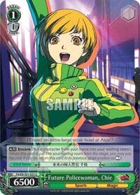 Future Policewoman, Chie - Persona 4 ver.E - Weiss Schwarz card