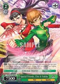 Special Friends, Chie & Yukiko - Persona 4 ver.E - Weiss Schwarz card