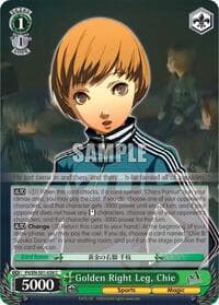 Golden Right Leg, Chie - Persona 4 ver.E - Weiss Schwarz card