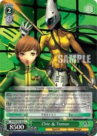 Chie & Tomoe - Persona 4 ver.E - Weiss Schwarz card