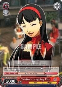 Yukiko's Laughing Fits - Persona 4 ver.E - Weiss Schwarz card