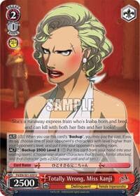 Totally Wrong, Miss Kanji - Persona 4 ver.E - Weiss Schwarz card