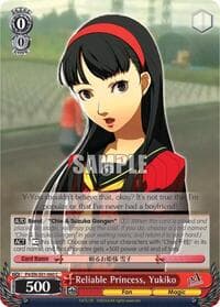 Reliable Princess, Yukiko - Persona 4 ver.E - Weiss Schwarz card