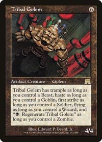 Tribal Golem - Onslaught - Magic: The Gathering card