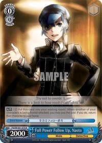 Full Power Follow Up, Naoto - Persona 4 ver.E - Weiss Schwarz card