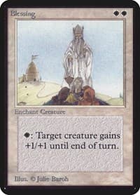 Blessing - Alpha Edition - Magic: The Gathering card
